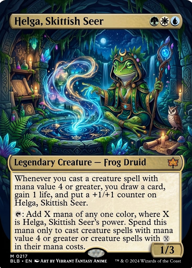 Helga, Skittish Seer